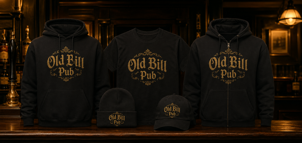 Old Bill Pub merchandise